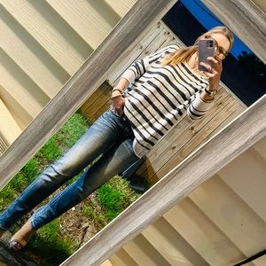 Lou & Grey Stripped Soft Sweater